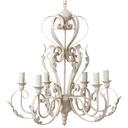 Pendant Lamp Grey, Brown Ø 65x68 cm E14/max 6x25W