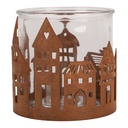 Waxinelichthouder huisjes Ø 13x12 cm