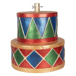 [6MG0151] Supporto per l'albero di Natale Blu Verde Ø 40x46 cm