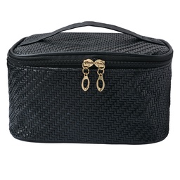 [JZTB0053] Toiletry Bag Women Black 21x15x14 cm