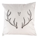 Housse de coussin Beige Marron 45x45 cm
