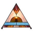 Lampe de table Tiffany Marron 26x26x30 cm E14/max 1x40W