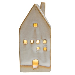 [6CE1506] Décoration maison avec LED Beige 5x5x12 cm