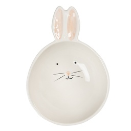 [6CEBO0054] Assiette creuse Crème 14x20x6 cm