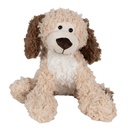 Decorative Soft Toy Dog Beige Brown 20x23x26 cm