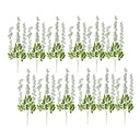 Deko Ast mit Blumen (set 12) Weiß 30x12x110 cm