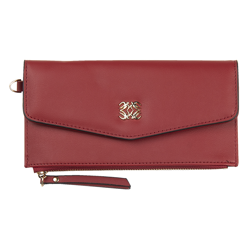 Portemonnee 20x10 cm rood