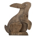Image de décoration Lapin Marron 20x12x26 cm