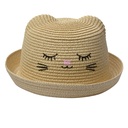 Hoed kind beige