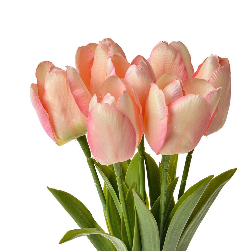 Kunstbloem tulpen 10x10x32 cm