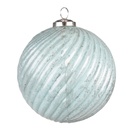 Weihnachtskugel XL Türkis, Braun Ø 15x15 cm