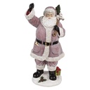 Decoration Santa Claus Pink 24x19x43 cm