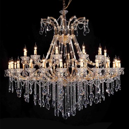 [5LL-CR128] Lustre Transparent � 165x150 cm E14/max 36x40W
