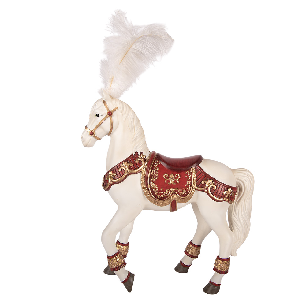 Decoratie paard 35x12x56 cm