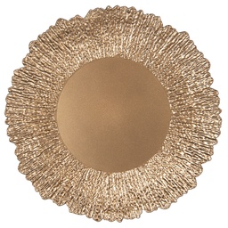[65241] Sottopiatto Oro Ø 33x2 cm