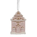 Decoratie hanger huisje 6x4x9 cm