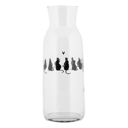 [PWSGL0001] Carafe Transparent Ø 9x25 cm / 1000 ml