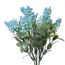 Decoratie tak met bloemen 15x15x32 cm