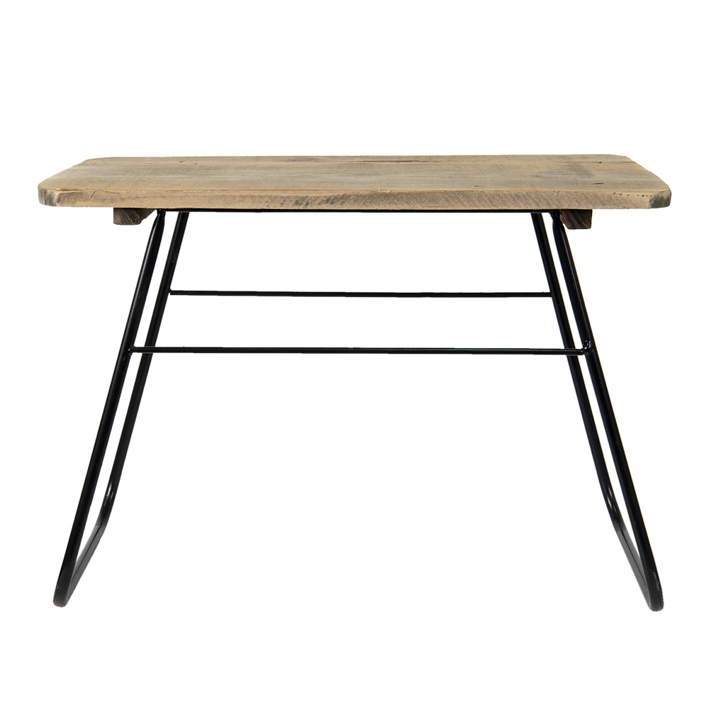 Scabello per Piante Marrone 46x26x33 cm