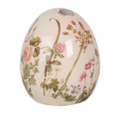 Deko Ei Beige Rosa Ø 7x9 cm