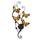 Applique Tiffany Giallo, Marrone 32x8x68 cm G4 LED / max 4x2W
