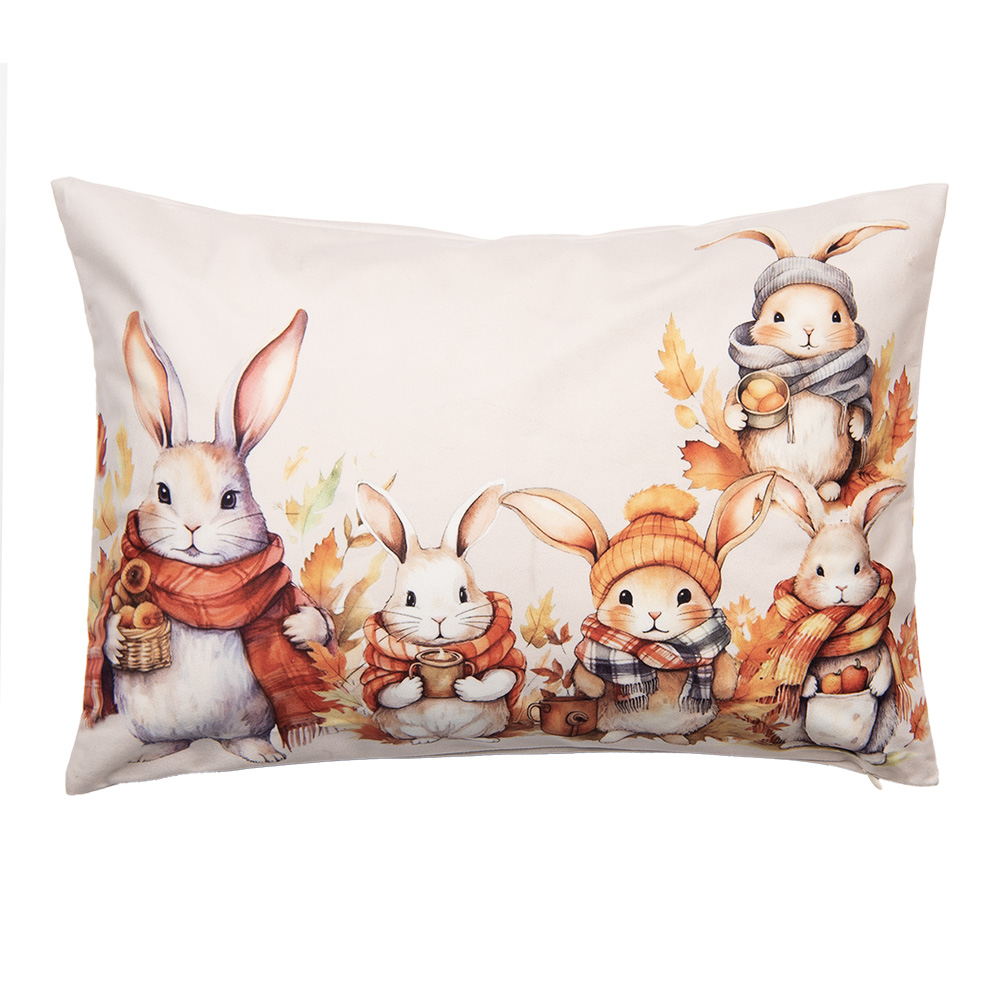 Housse de coussin Beige Orange 35x50 cm