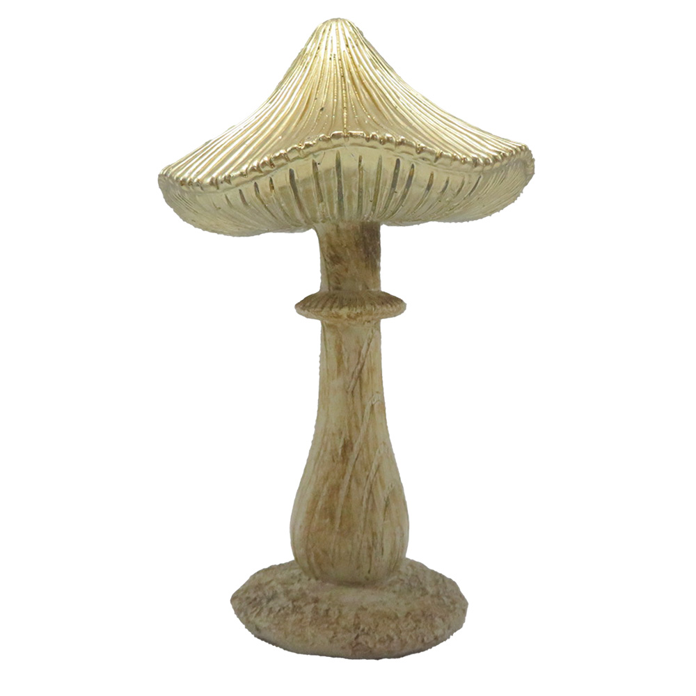 Décoration Champignon Marron 11x9x15 cm