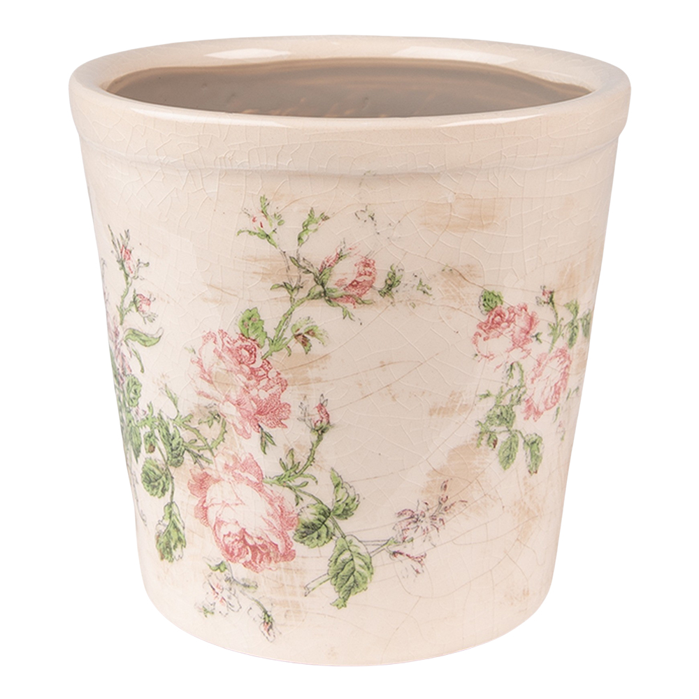 Decoratie bloempot Ø 15x14 cm