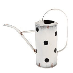 [6Y5598] Decorative Watering Can White 36x13x32 cm