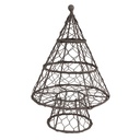 Christmas Decoration Christmas Tree Brown Ø 21x33 cm