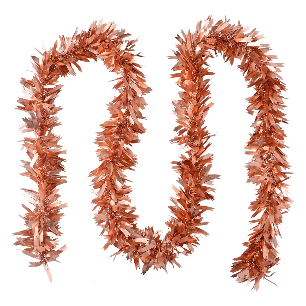 Dekoration girlande Weihnachten Kupferfarbig 200 cm