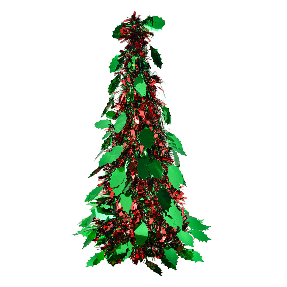 Décoration Arbre de Noël Rouge Vert Ø 18x46 cm