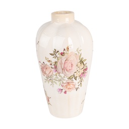 [6CE1963S] Vase Beige Rose Ø 17x30 cm