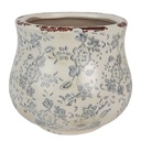 Flower Pot Inside Green Grey Ø 15x13 cm