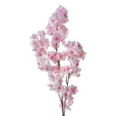 Decorative Artificial Branch with flowers Pink White 20x10x106 cm