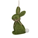 Ciondolo Decorativo Coniglio Verde 6x1x10 cm