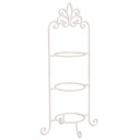 Cake stand for 3 plates White 38x30x77 cm