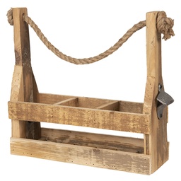 [6H1882] Flaschenregal mit Flaschen 32x11x32 cm