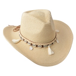 [JZHA0050BE] Cappello da Sole Donna Beige 58 cm
