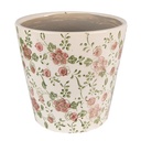 Blumentopf für Innen Rosa, Beige Ø 14x13 cm