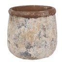 Pot de fleurs d`intérieur Beige Ø 18x17 cm