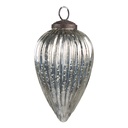 Boule de Noël Argent Ø 6x12 cm