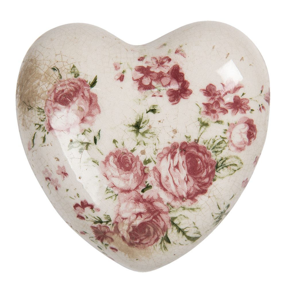 Decoratie hart 11x11x4 cm