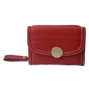 Portemonnee 11x9 cm rood
