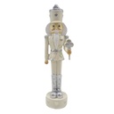 Decoration Statue Nutcracker Beige 4x4x17 cm
