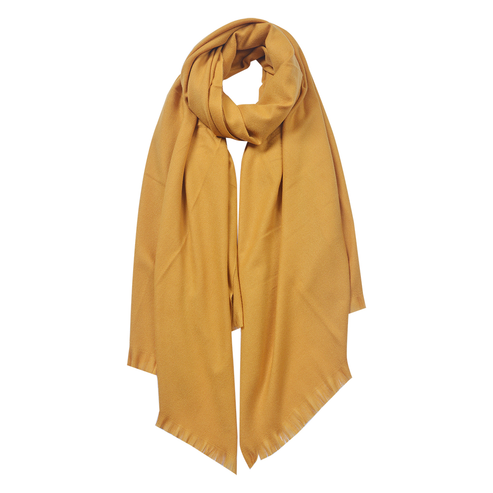 Châle d'hiver pour femmes Jaune 70x190 cm