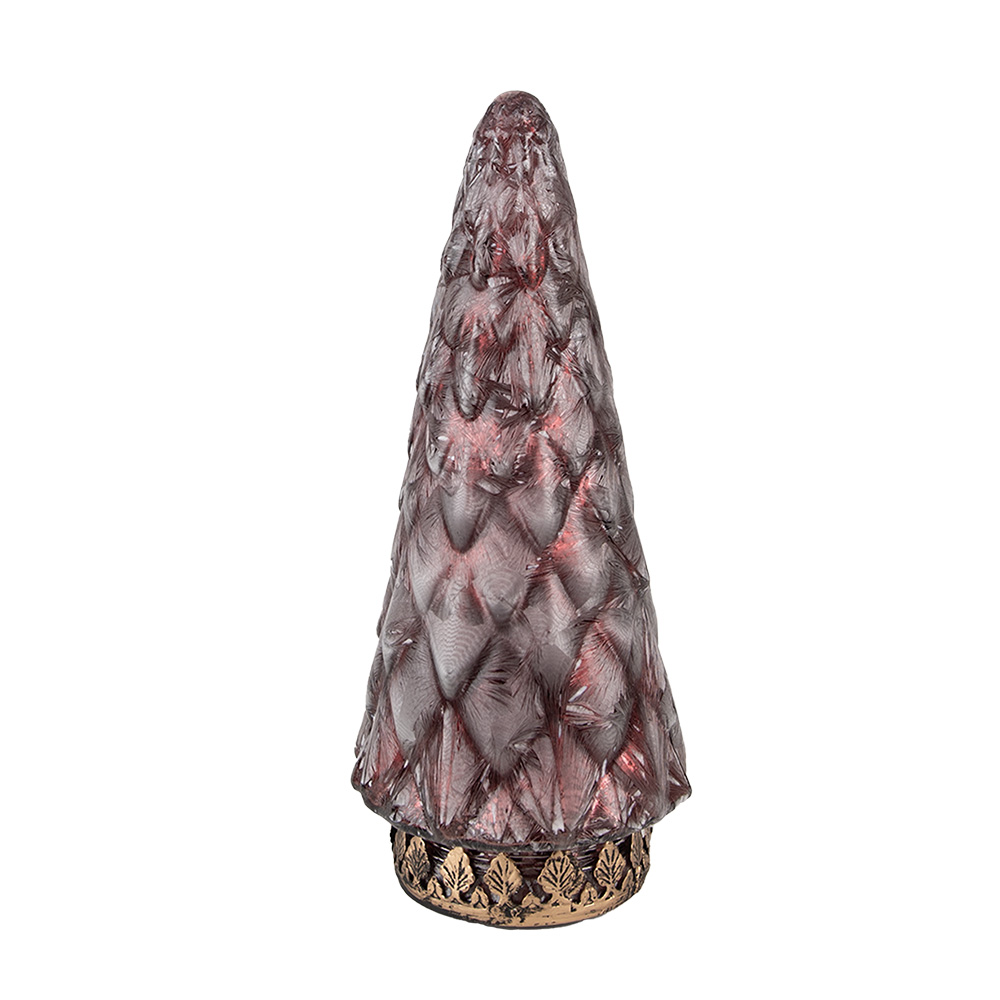 Decoratie kerstboom met LED Ø 11x24 cm