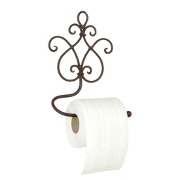 [W40185] Toilet Roll Holder Hanging Brown 17x7x22 cm