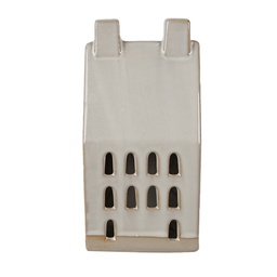 [6CE1591L] Décoration maison avec LED Beige 9x8x18 cm