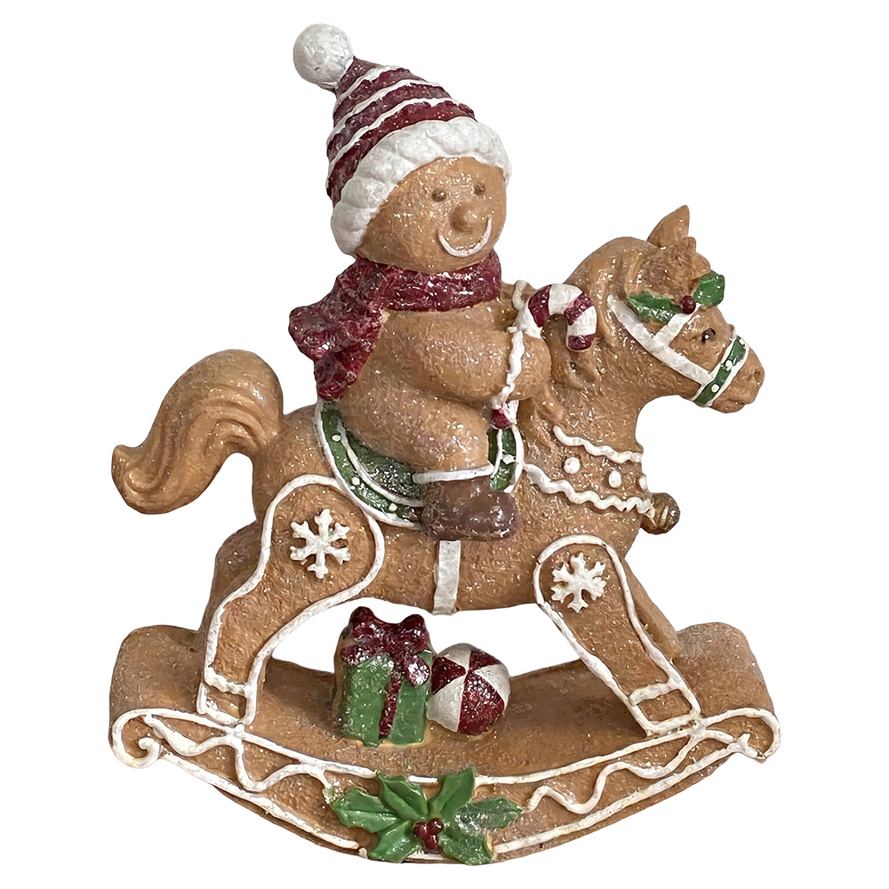 Decoratie hobbelpaard 16x6x19 cm